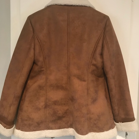Faux suede fall jacket - Picture 2 of 2